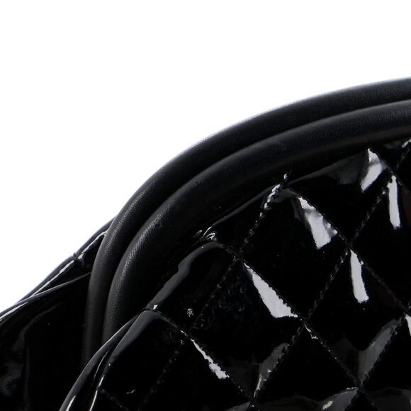 Chanel Timeless Clutch Quilted Patent Black - Picture 8 of 11